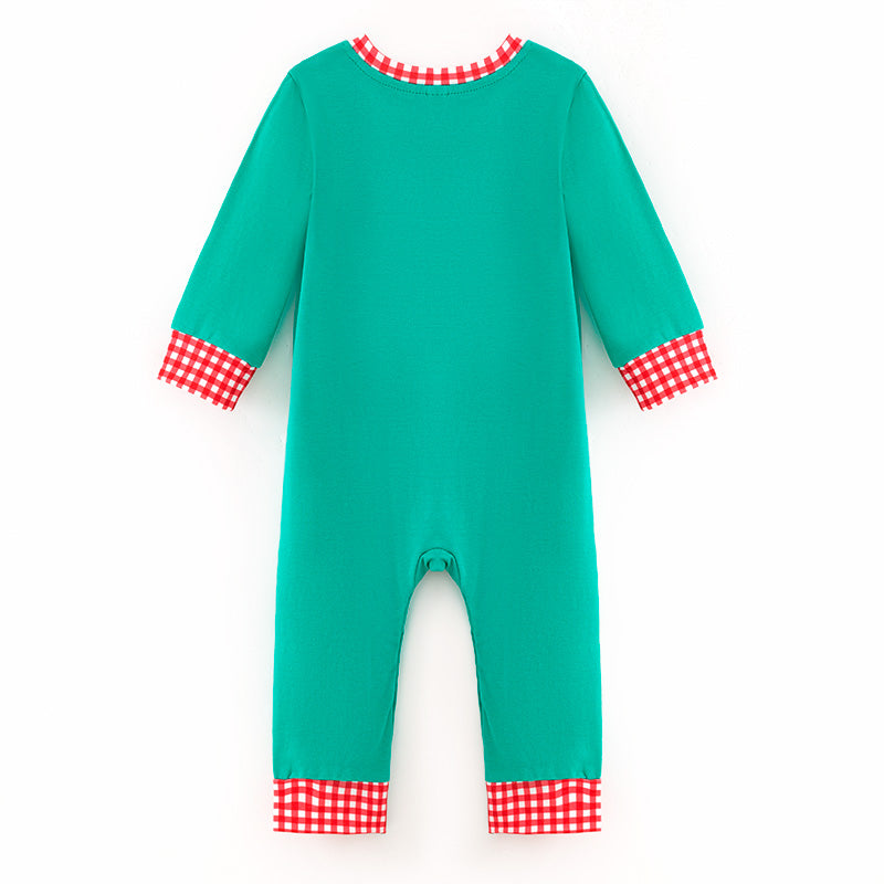 Festive Santa Embroidery Sibling Set – Christmas Edition
