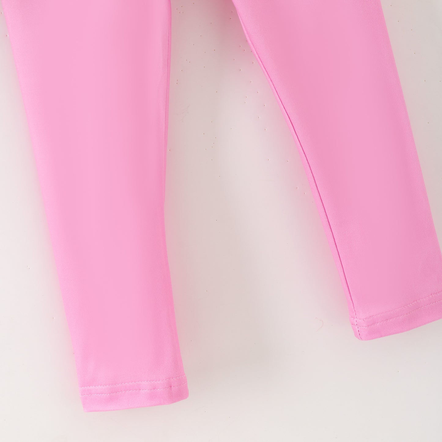 Girls Fall Pink Floral Print Ruffled Pink Pant Set