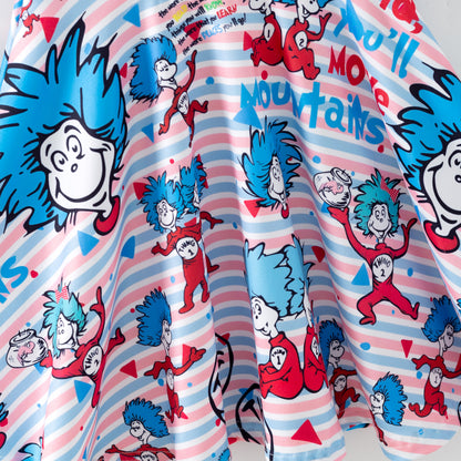 Kids Summer Dr.Suess Fashion Print Twirl Dress