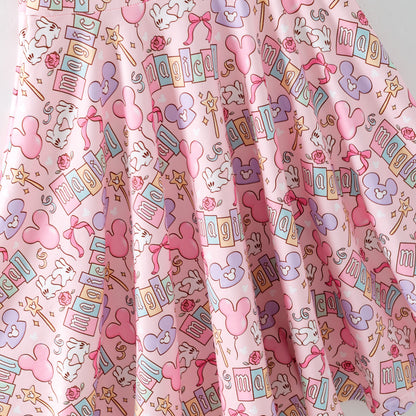 Summer Minnie Printed Cartoon Fashion Kids Clothes Collection