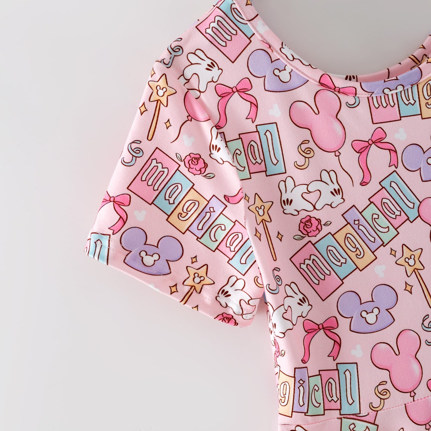 Summer Minnie Printed Cartoon Fashion Kids Clothes Collection