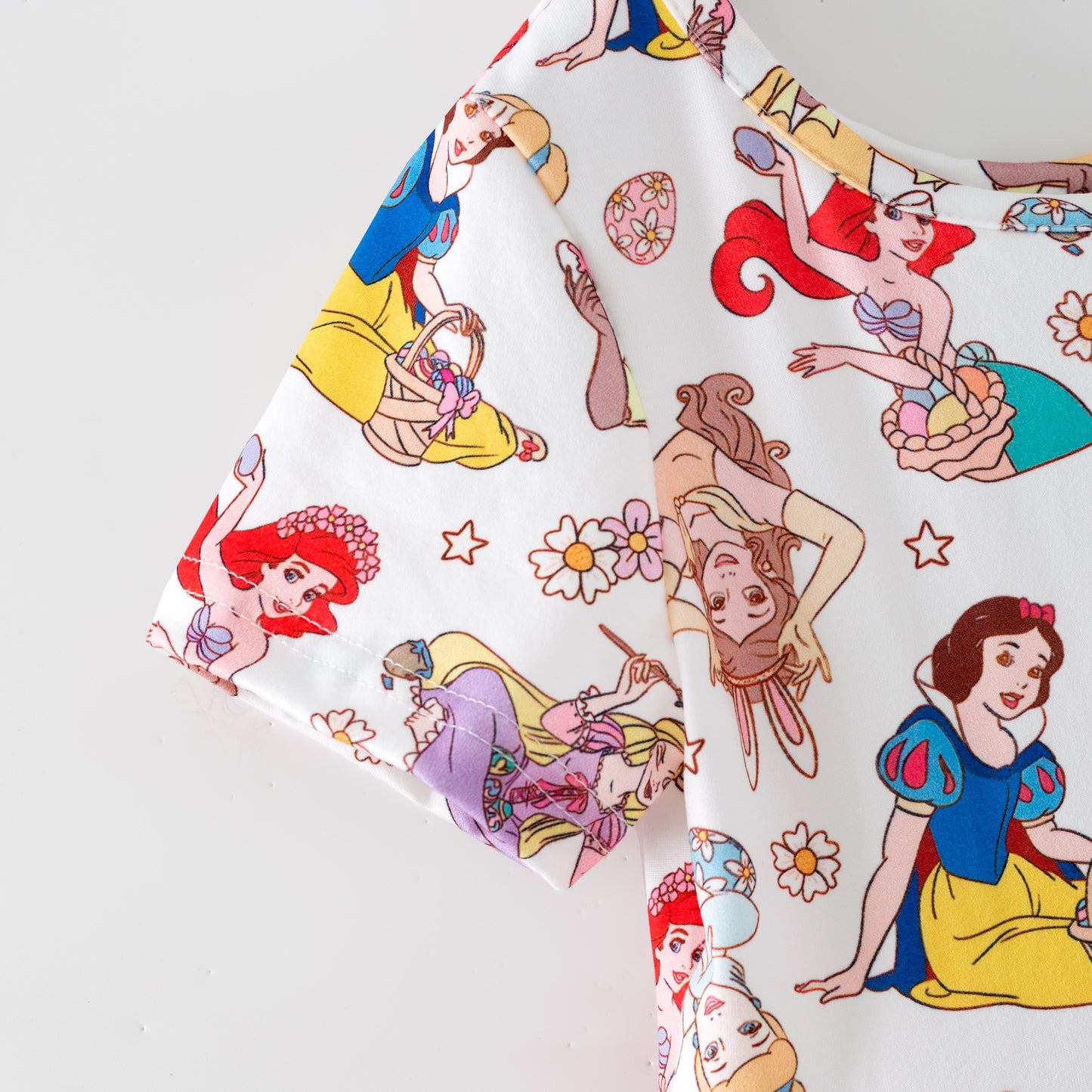 Summer Princess Printed Sleeveless Twirl Dress For Girls