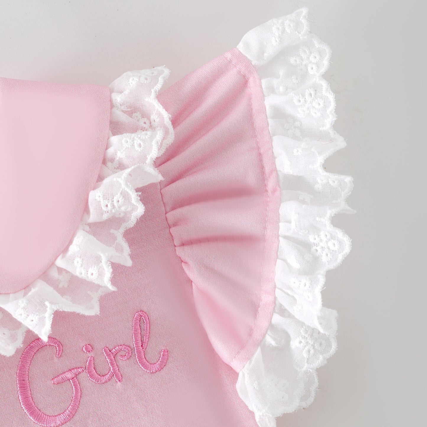 Kids Spring Summer Brithday Embroidery Candle Sibling Set