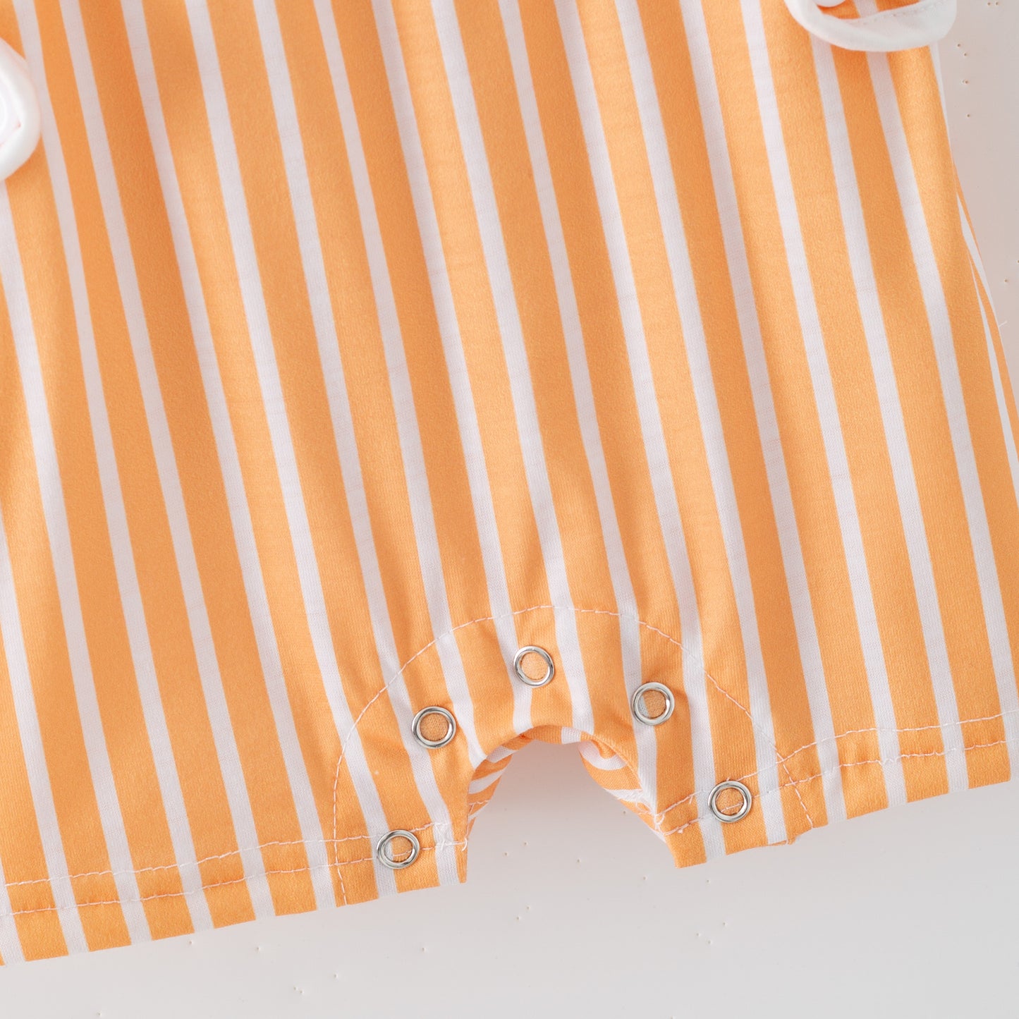 Easter Carrot Smocked Embroidery Collection – Orange Floral Bows | New Arrival
