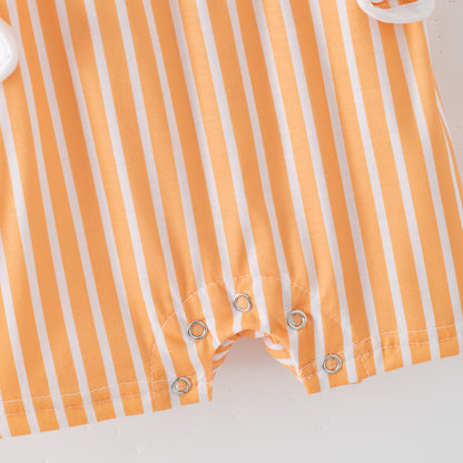 Easter Carrot Smocked Embroidery Collection – Orange Floral Bows | New Arrival