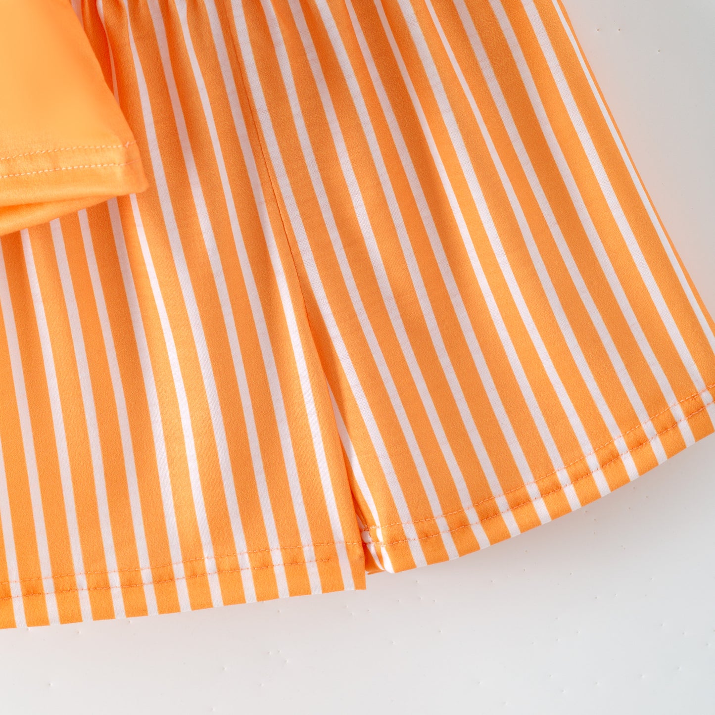 Easter Carrot Smocked Embroidery Collection – Orange Floral Bows | New Arrival