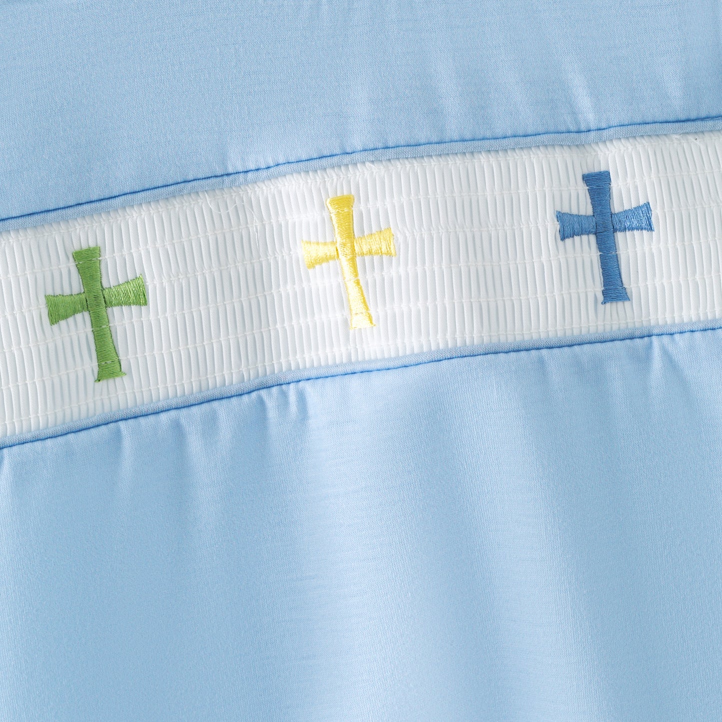 Summer Easter Plaid Cross Smocked Embroidery Collection