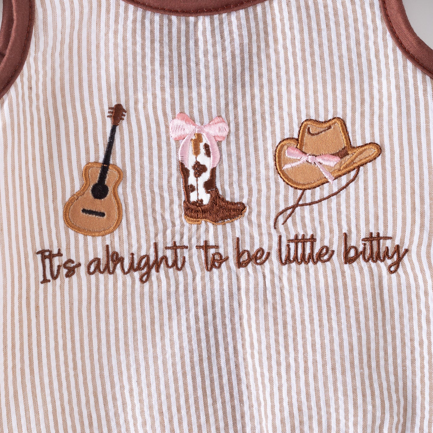 Kids Summer Fall Western Boots Farm Embroidery Sibling Clothes