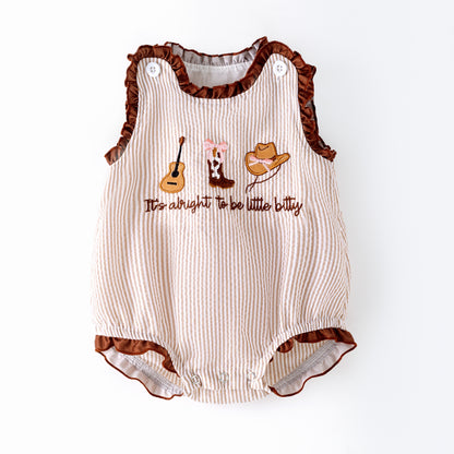 Kids Summer Fall Western Boots Farm Embroidery Sibling Clothes