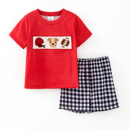 Georgia Football Embroidered Matching Sibling Outfits