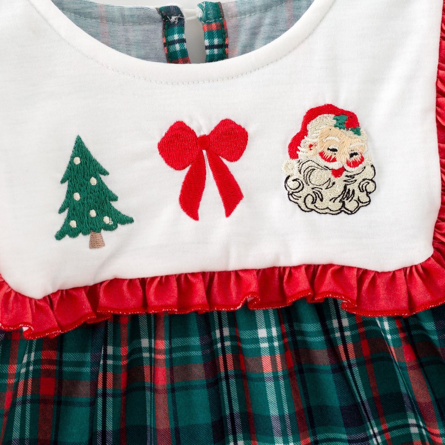 Christmas Embroidery Sibling Collection – Plaid & Festive Charm
