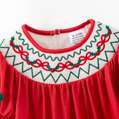 Christmas Embroidery Sibling Collection – Plaid & Festive Charm