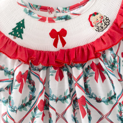 Christmas Embroidery Sibling Collection – Plaid & Festive Charm