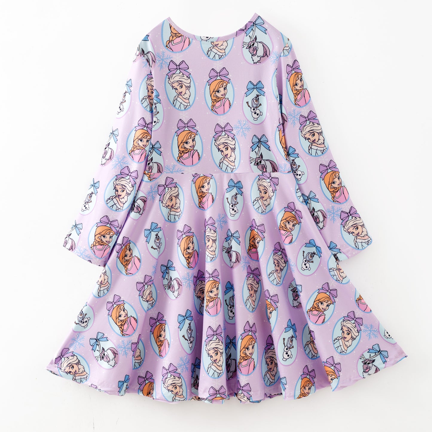 Girls 2025 Fall Kpop Demon Hunter Purple Dress & Hoodies