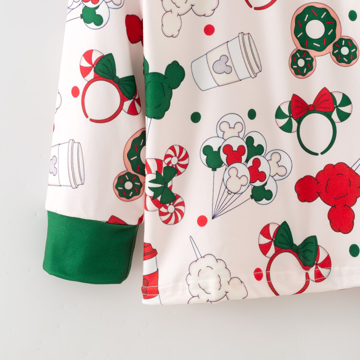 Kids Christmas Winter Cartoon Print Pajamas Pant Set