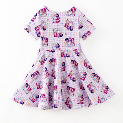 2025 Fall Popular Kpop Demon Hunter Soft Twirl Dress