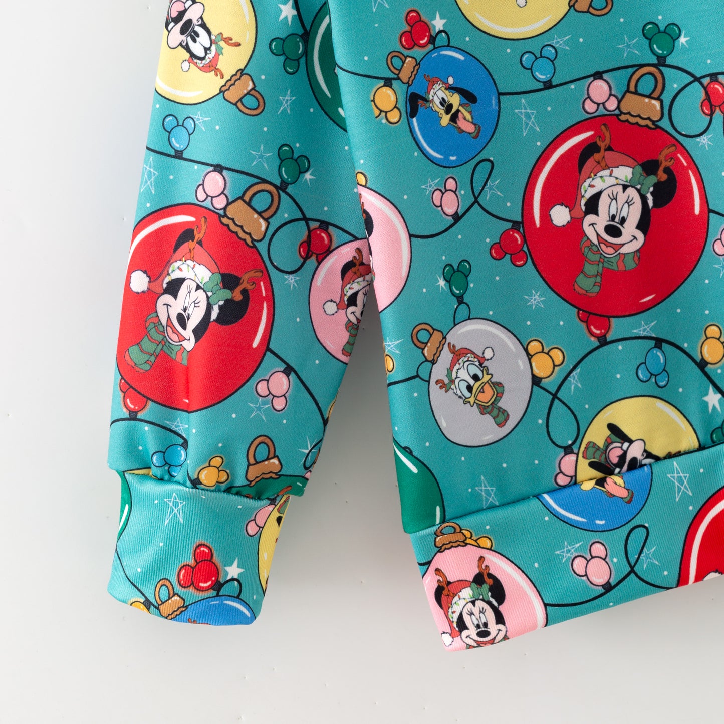 Kids Christmas Winter Cartoon Print Pajamas Pant Set