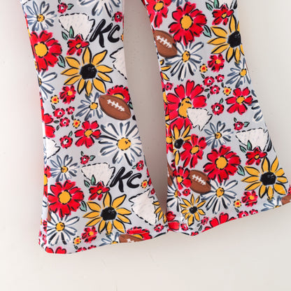 Kids Fall Kansas City Print Sibling Outfit Clothes