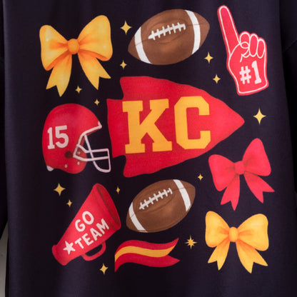 Kids Fall Kansas City Print Sibling Outfit Clothes