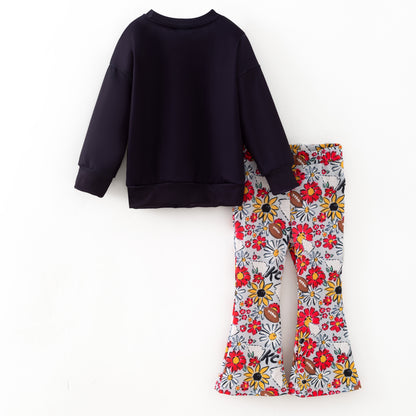 Kids Fall Kansas City Print Sibling Outfit Clothes