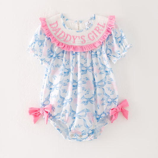 Summer Sibling Kids "DADDY'S GIRL/BOY" Smocked Clothes