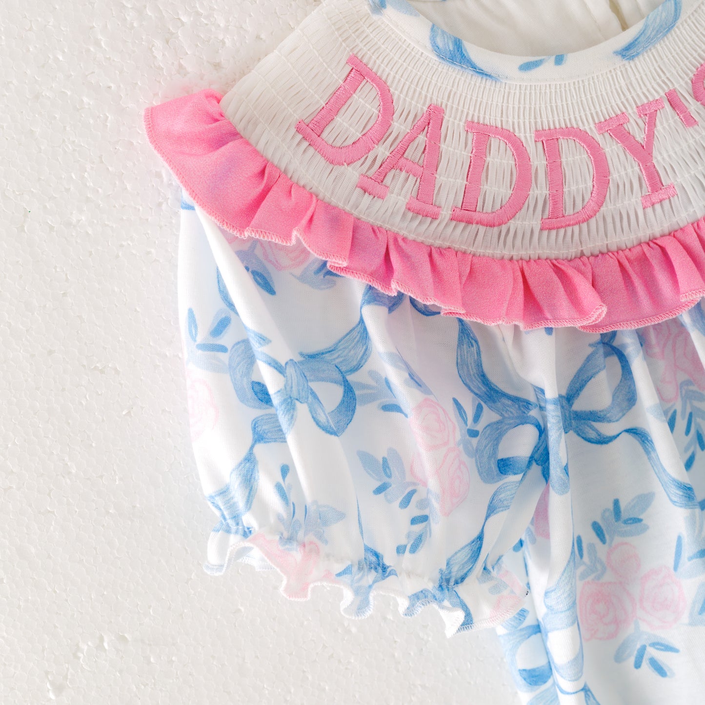 Summer Sibling Kids "DADDY'S GIRL/BOY" Smocked Clothes