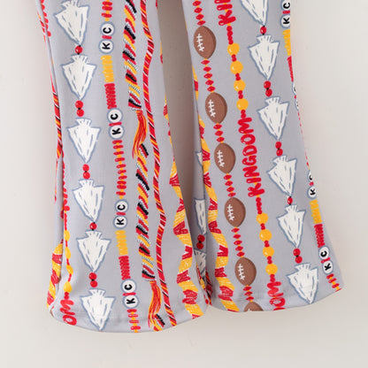 Kids Fall Kansas City Print Sibling Outfit Clothes