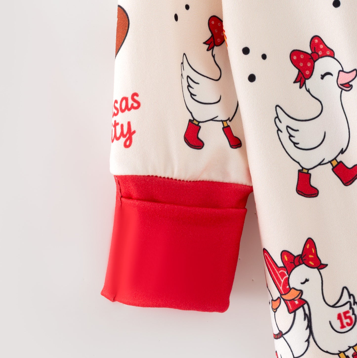 2025 Fall Christmas Zipper Romper Kansas City Collection Set