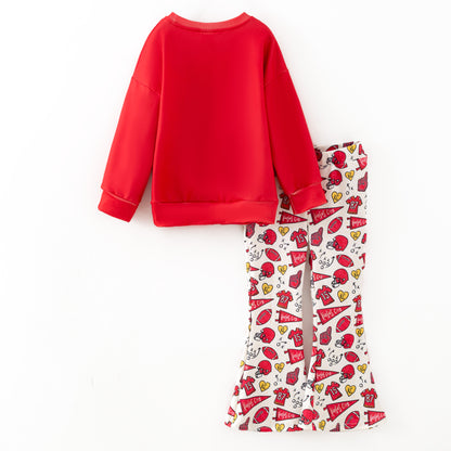 2025 Fall Christmas Zipper Romper Kansas City Collection Set