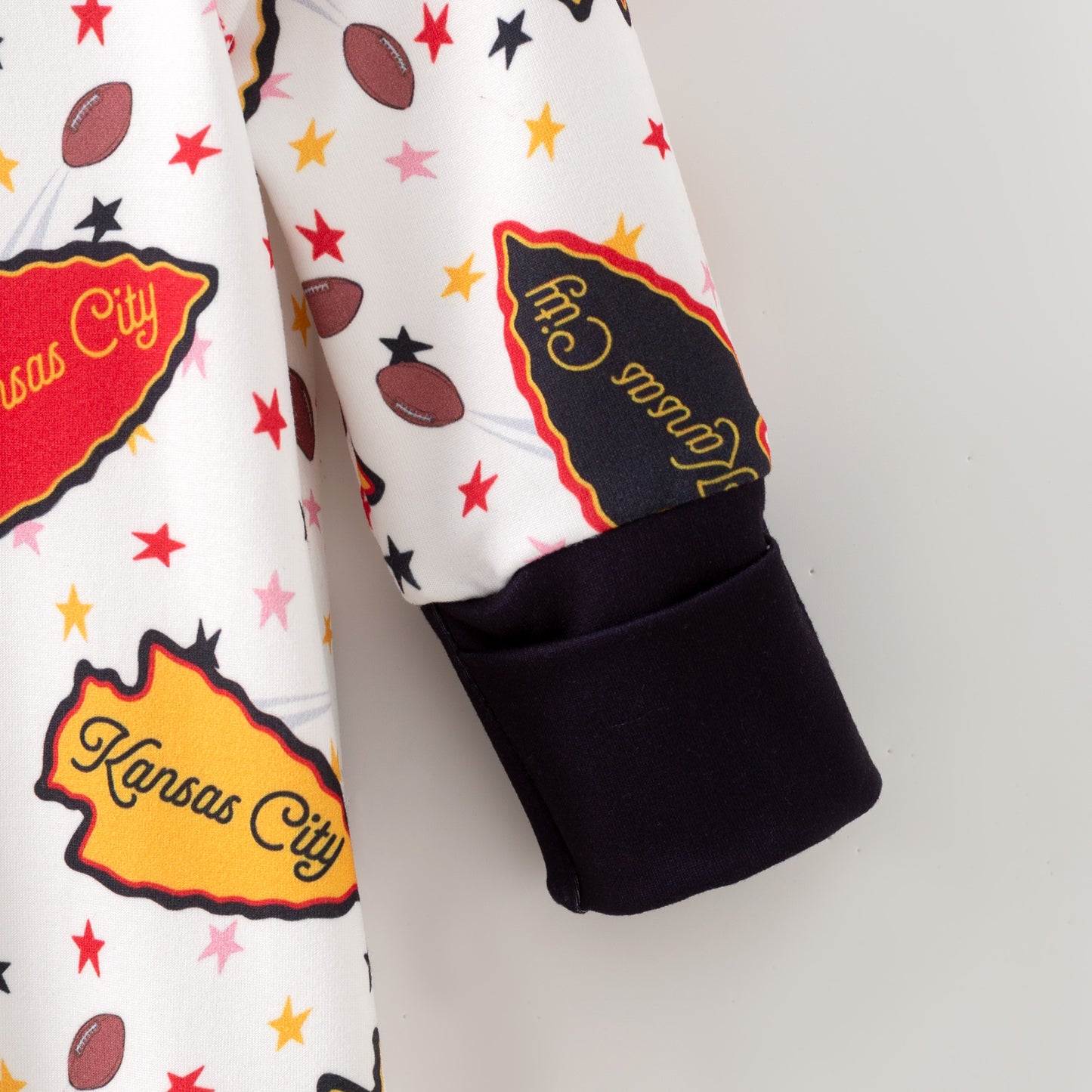 2025 Fall Christmas Zipper Romper Kansas City Collection Set