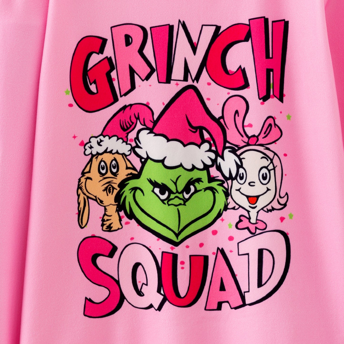 2025 Christmas Fall Friend Grinch Print Pant Set