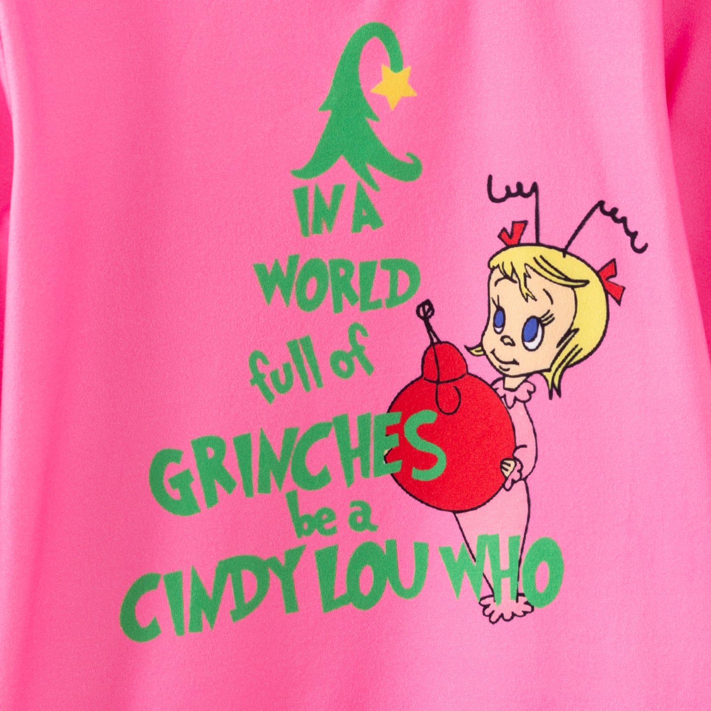 2025 Christmas Fall Friend Grinch Print Pant Set