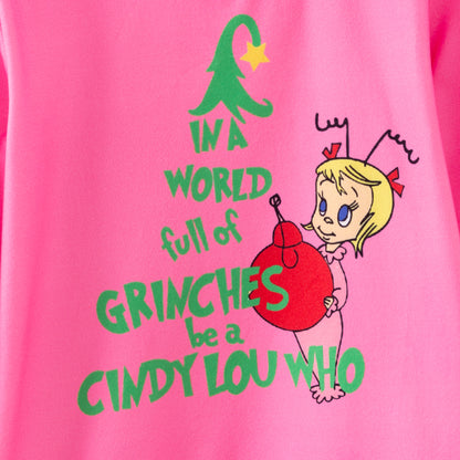 2025 Christmas Fall Friend Grinch Print Pant Set