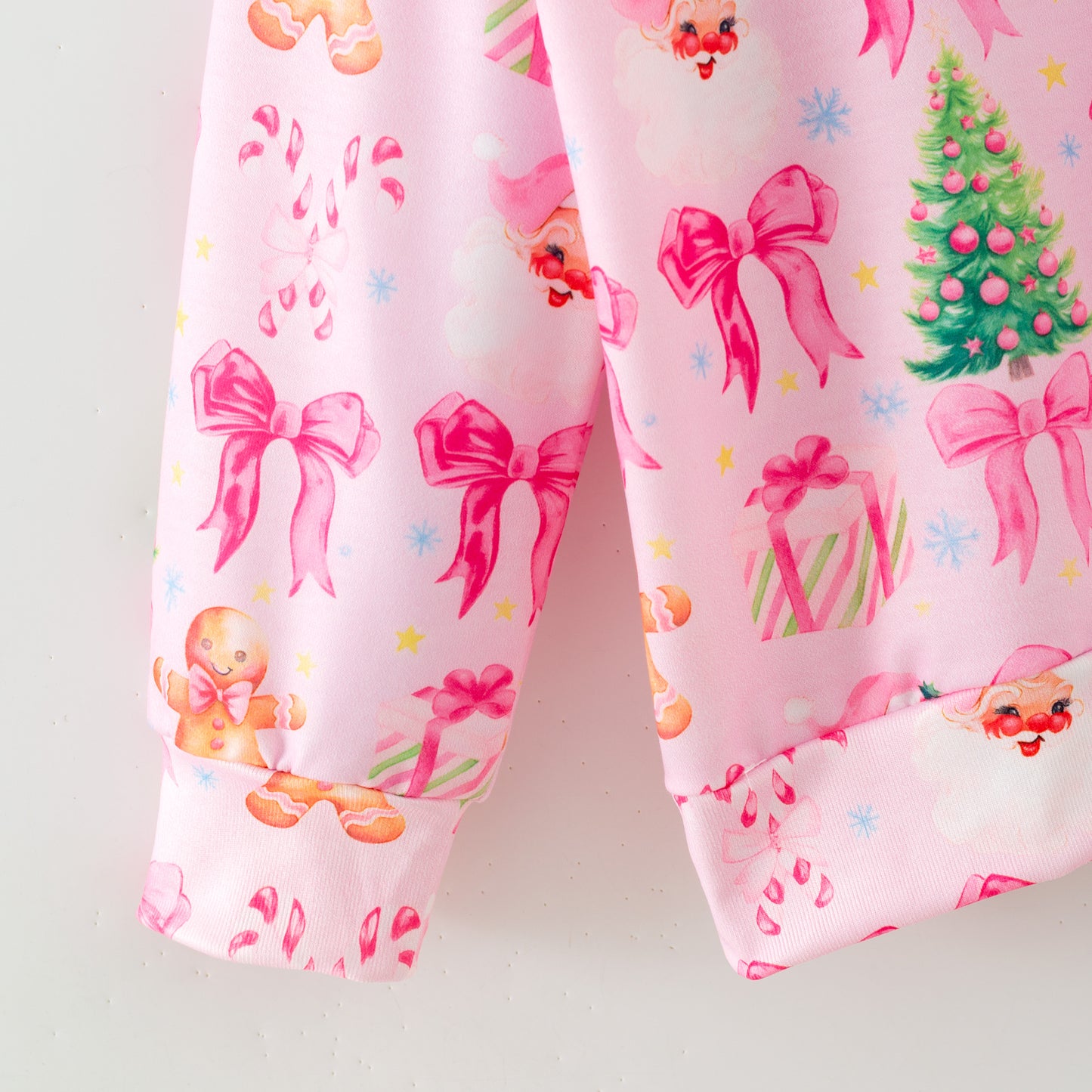 Girls Christmas Fall Bow 2 Pieces Top + Pant Set