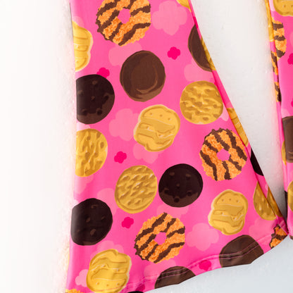 Girls Fall SCOUT Brown Bell Pant Set