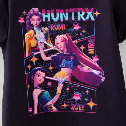 Girls Fall Kpop Demon Hunter Print Pant Set & Top