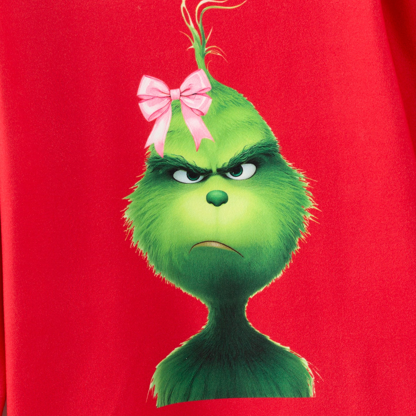 Girls Christmas Winter Grinch Printed Pajamas Set