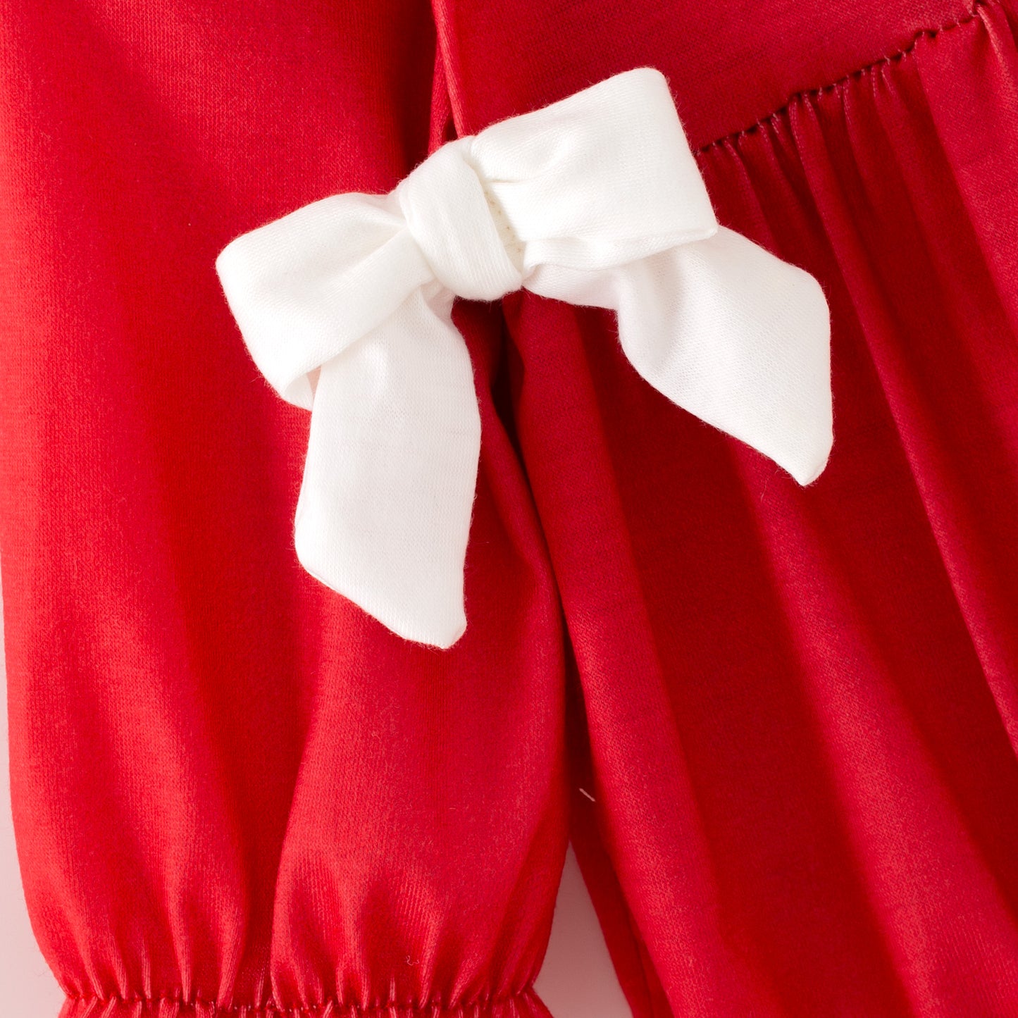 Christmas Lights Embroidered Sibling Set – Holiday Dress & Bubble