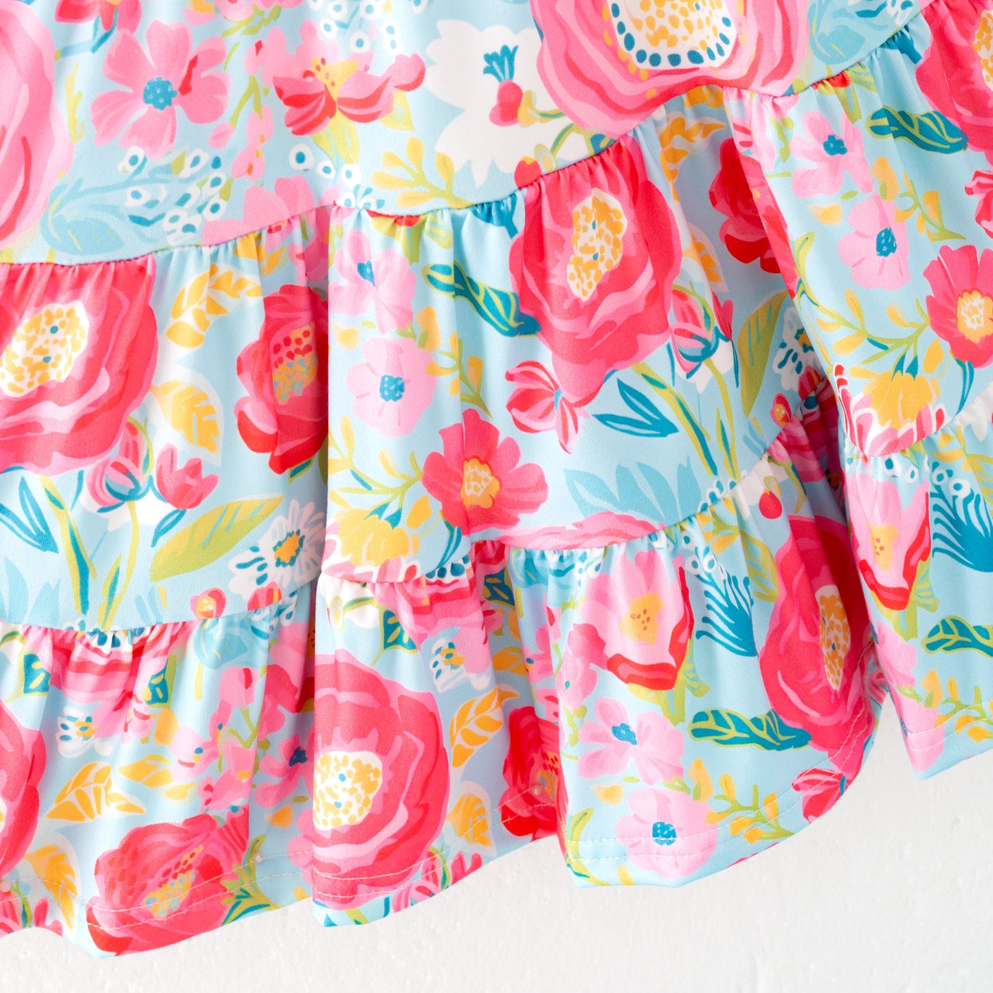 Mommy And Me Mother's Day Flower Print Dress