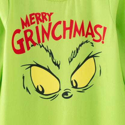 Kids Christmas Ginch Print Sleepwear Pajamas Collection