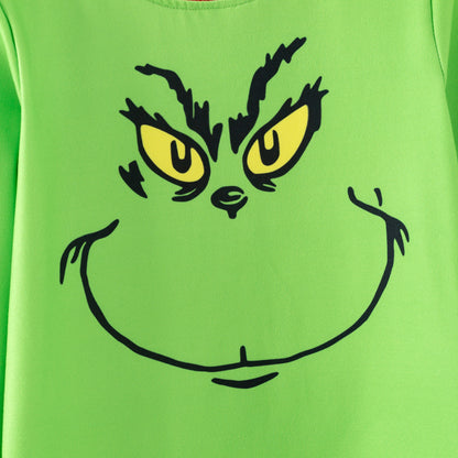Kids Christmas Winter Grinch Printed Pajamas Set Collection