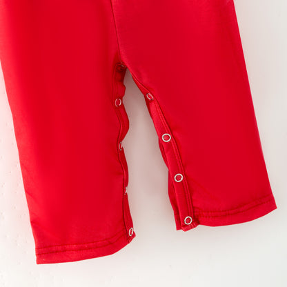 Christmas Nutcracker & Rocking Horse Print Sibling Set – Holiday Outfit Set