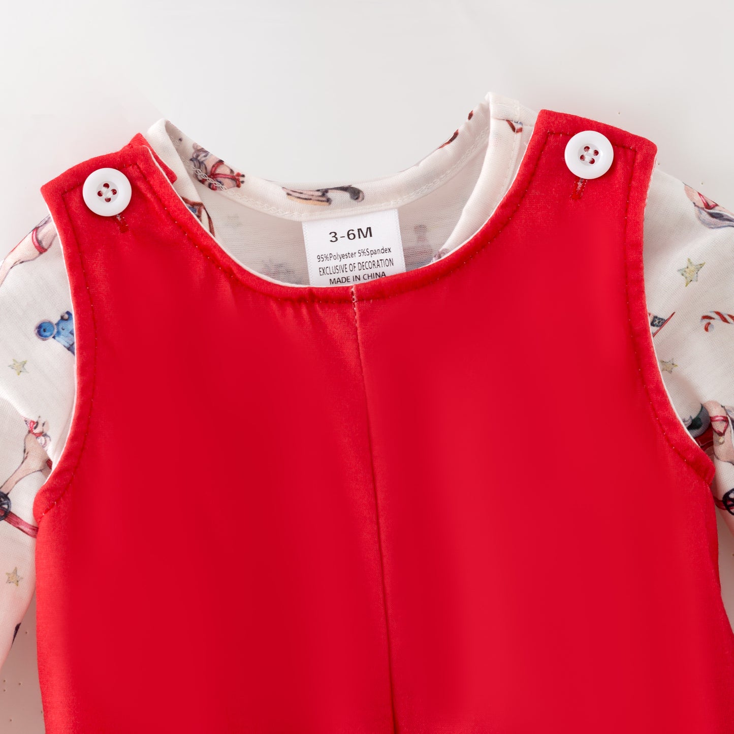 Christmas Nutcracker & Rocking Horse Print Sibling Set – Holiday Outfit Set