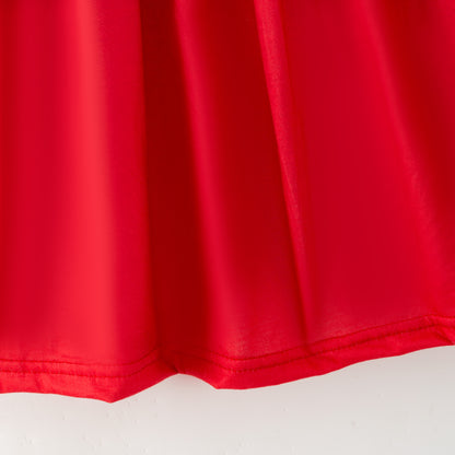 Christmas Lights Embroidered Sibling Set – Holiday Dress & Bubble