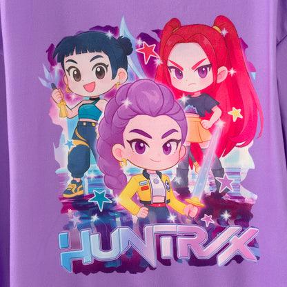 Girls Popular Kpop Demon Hunter Printed Sweatshirts Collection