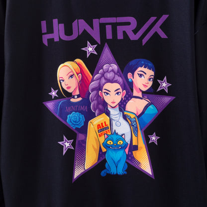 Girls Popular Kpop Demon Hunter Printed Sweatshirts Collection