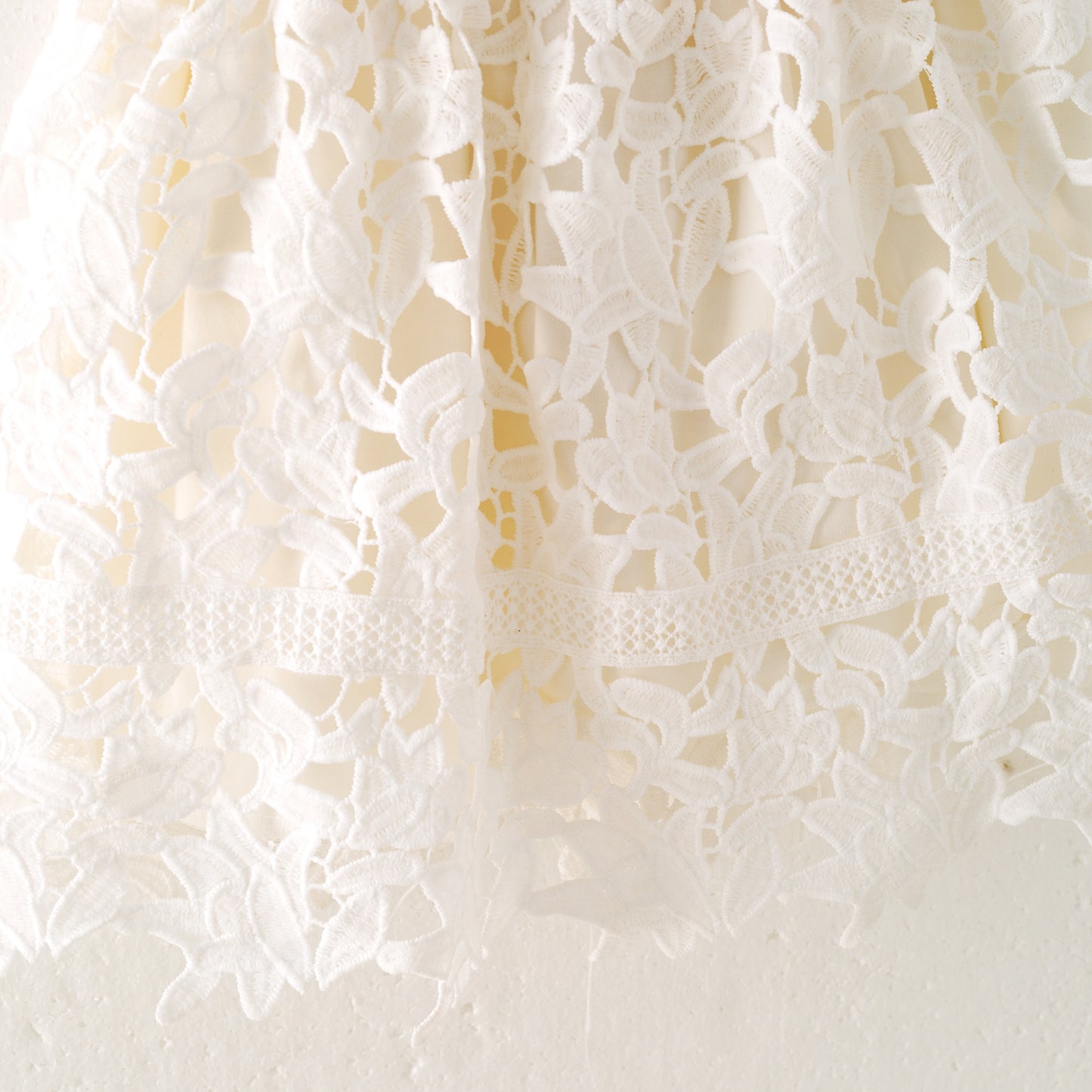 Mommy And Me Summer White Lace Slip Fashion Dress