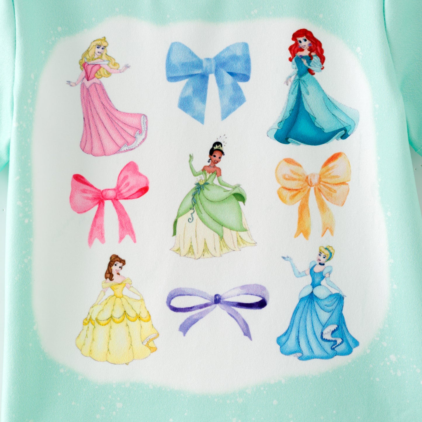 2025 Christmas Fall Girls Cartoon Princess Bell Pant Set