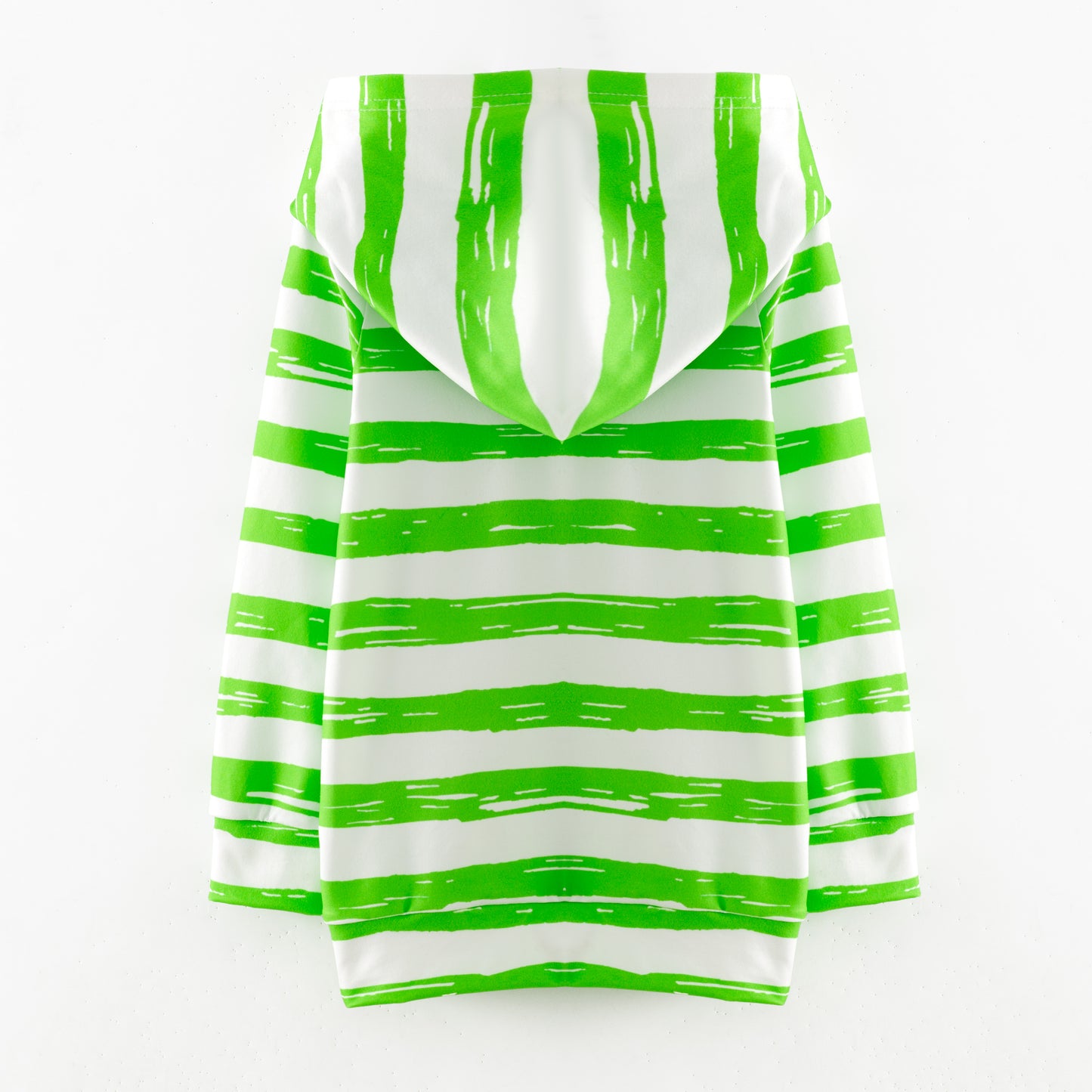 2025 Christmas Grinch Green Stripes Father And Girls Hoodies