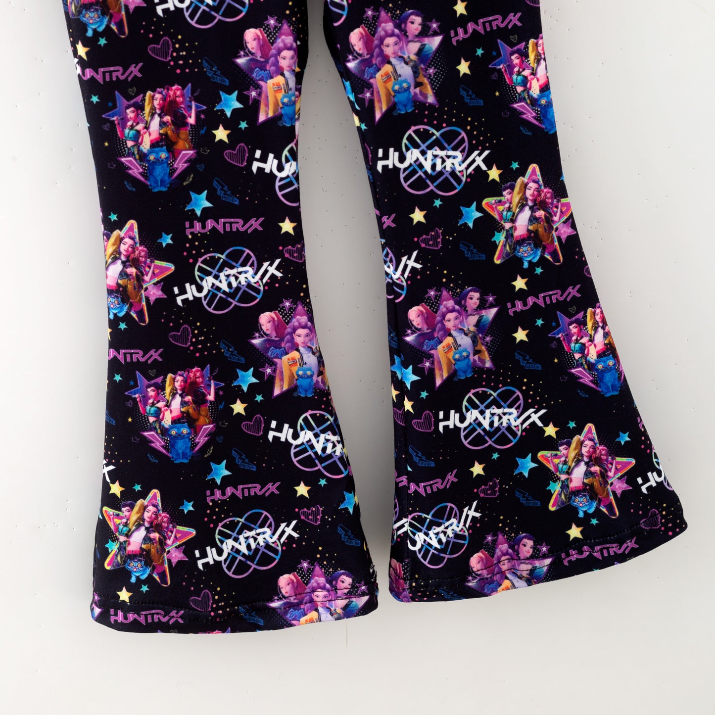 Kpop Demon Hunters Print Girls Fall Bell Pant Set